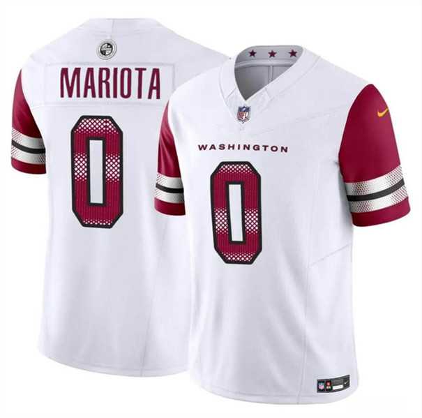 Men & Women & Youth Washington Commanders #0 Marcus Mariota White 2023 F.U.S.E. Vapor Limited Football Stitched Jersey->tennessee titans->NFL Jersey
